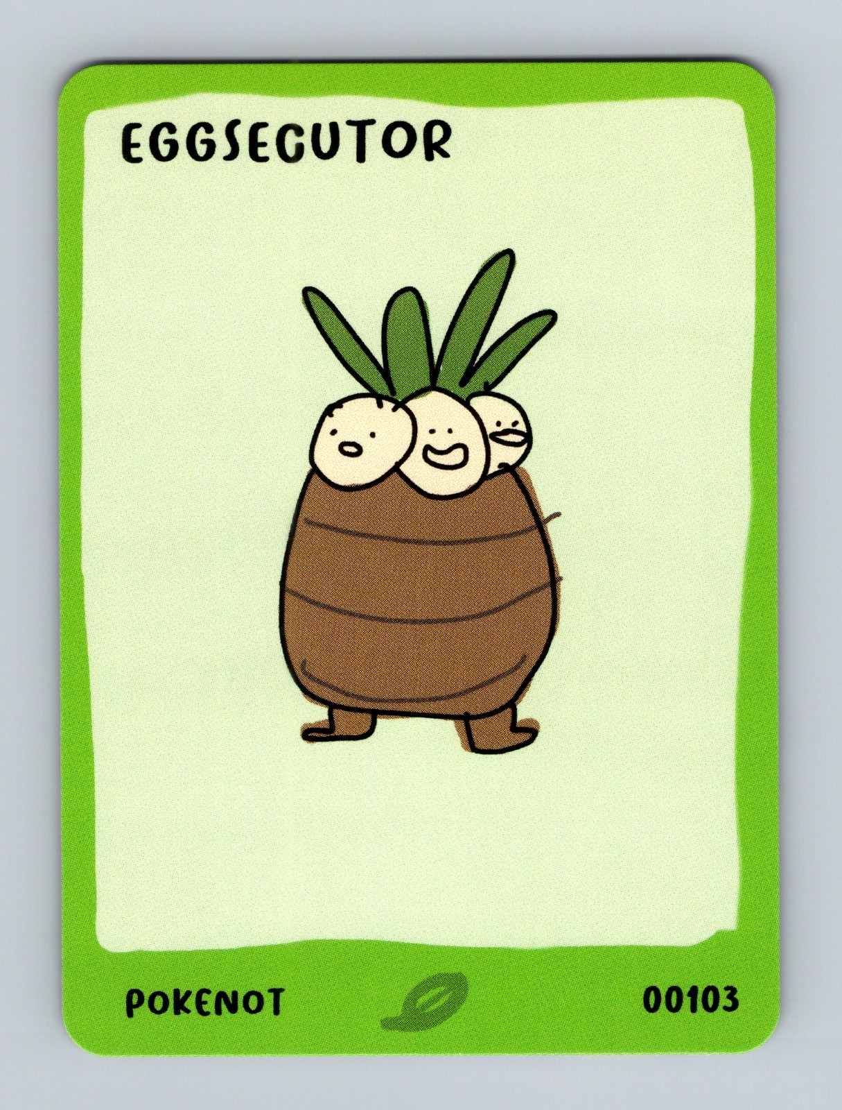 Pokenot – Dysfunctional Passholder 151 Card – EGGSECUTOR – 00103