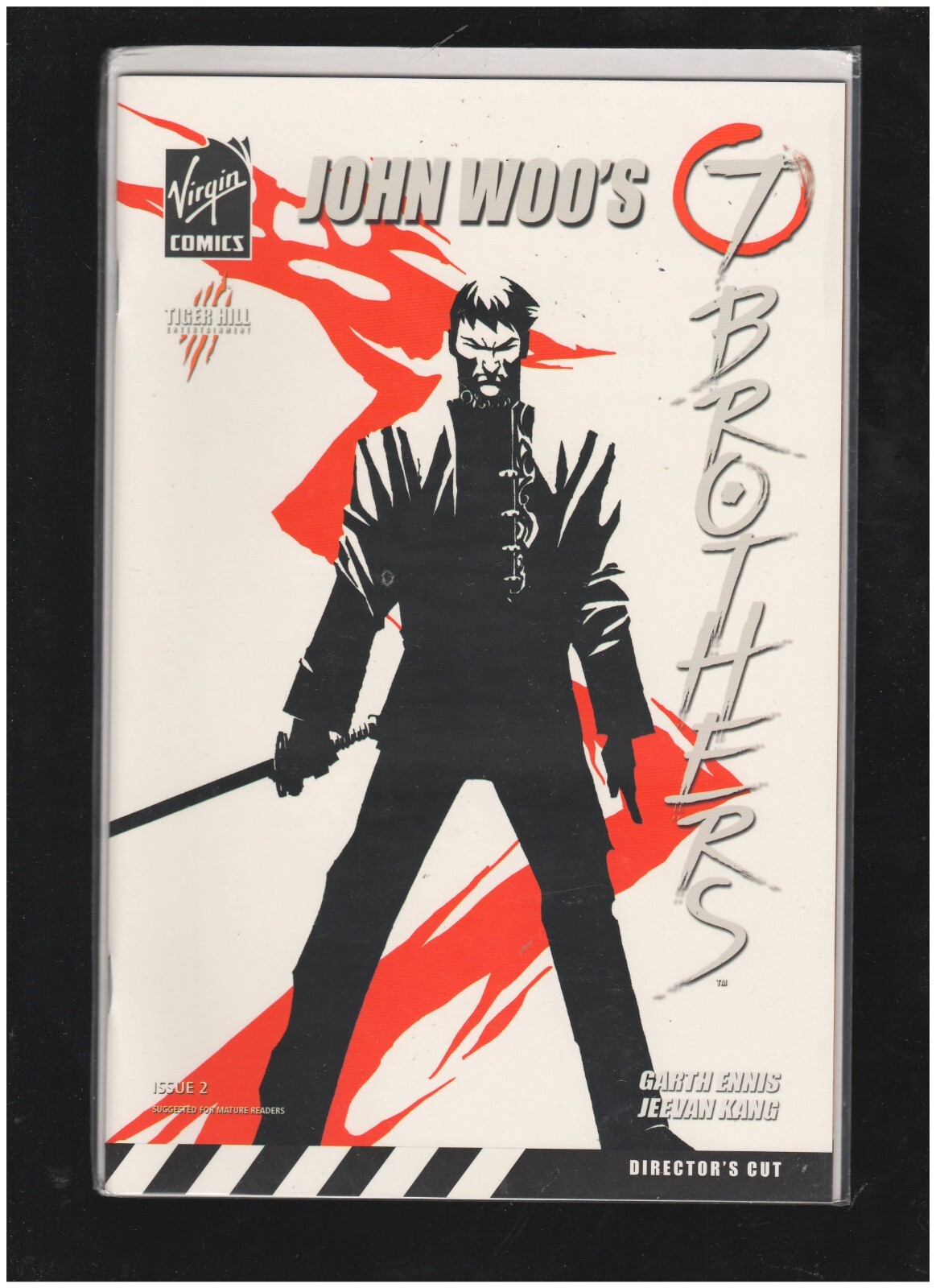 John Woo’s 7 Brothers #2 Jeevan Kang Variant Virgin Comics 2006 Garth Ennis