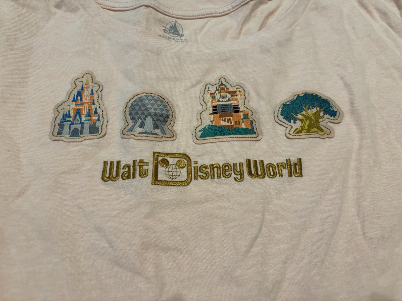 Disney Parks Walt Disney World Blush Pink Top Plus Size 3X NWT