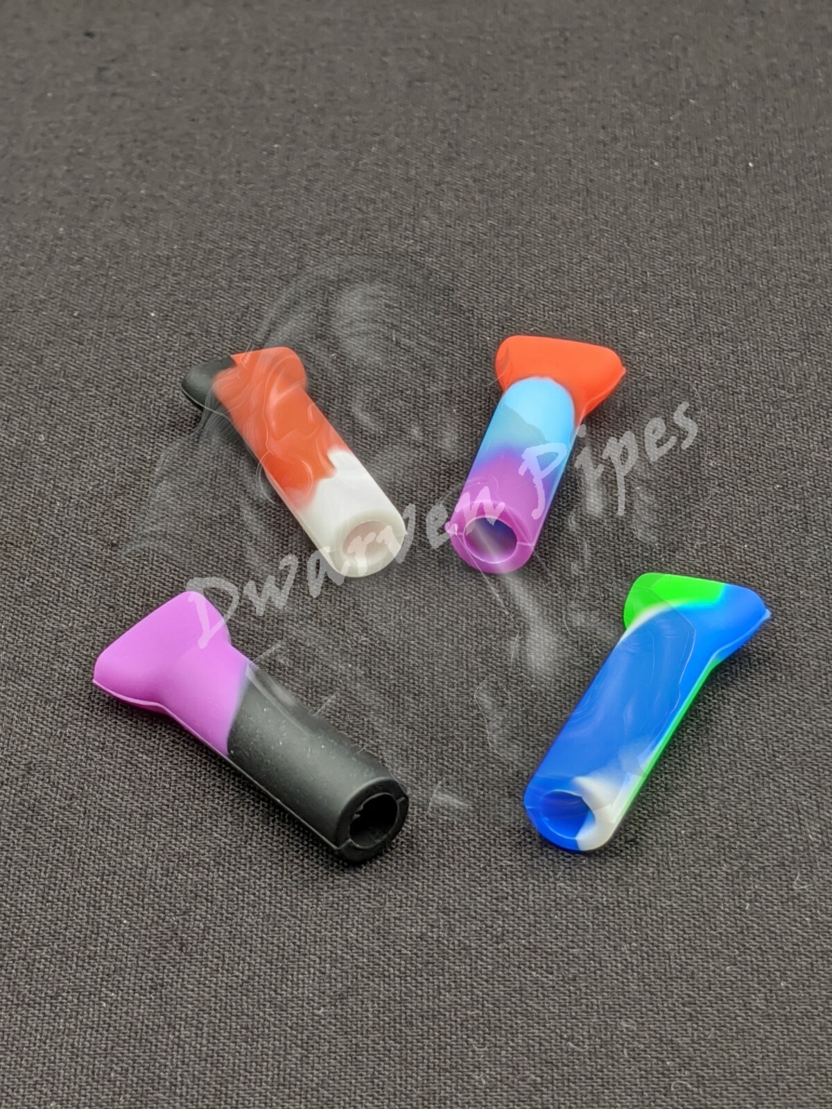 10 Pack – Reusable Silicone Filter Smoking Tips (Assorted Colors)