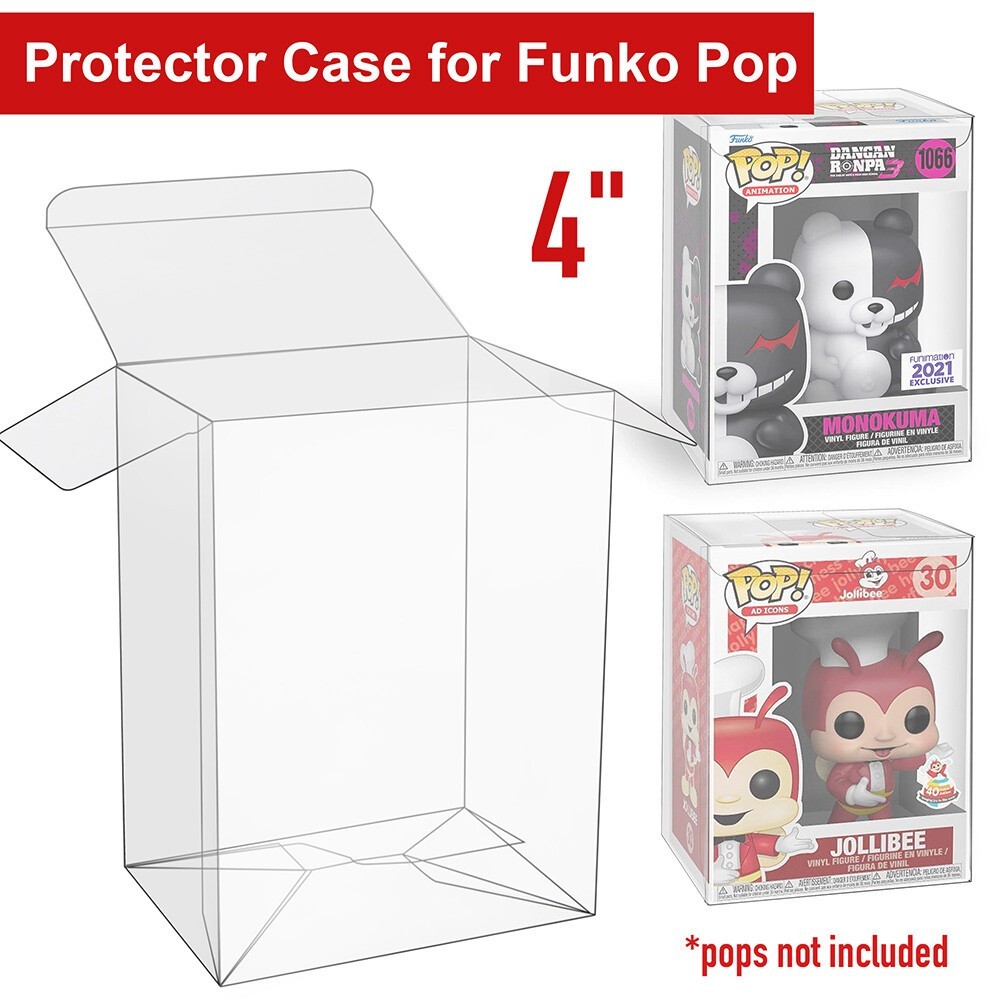 Lot 5 20 50 100 For Funko Pop Protector Cases 4″ inch Vinyl Figures Collectible