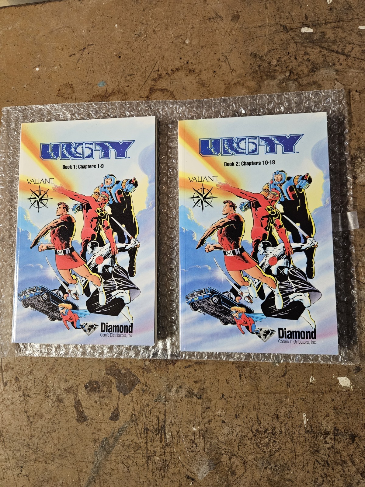 Unity TPB’s Diamond/Valiant Previews Scarce Chapters 1 To 9 + 10 To 18 NM+
