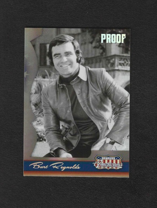 2007 Panini Americana Burt Reynolds Silver Proof /250
