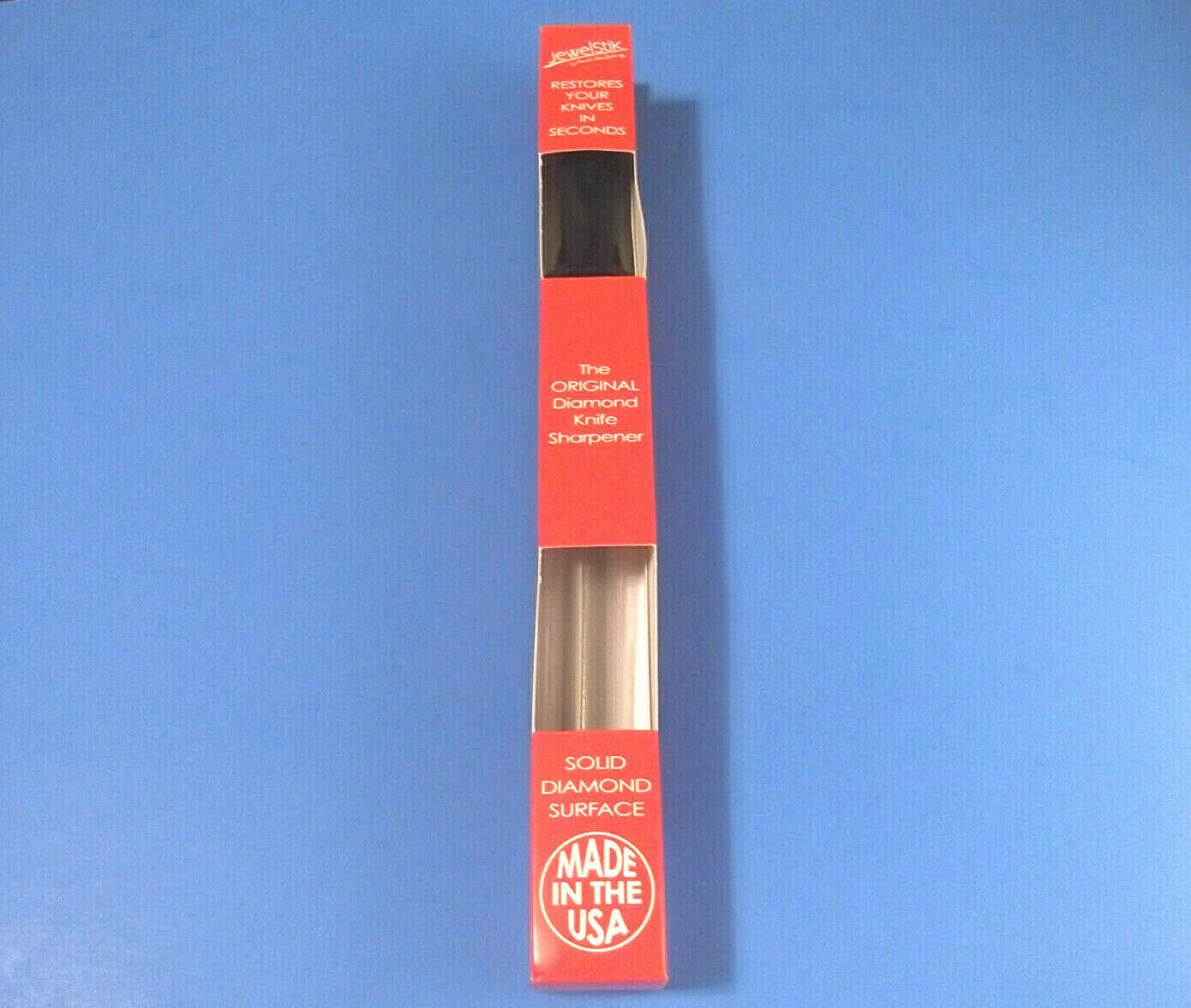 HEWLETT JEWELSTIK HMK123 Diamond Coarse Medium Fine 3 side knife sharpener USA
