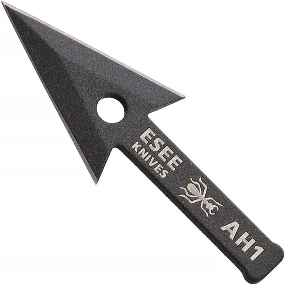 ESEE AH1 Arrowhead 2.5″ Double Edge Survival Blade Black Powder Coat USA