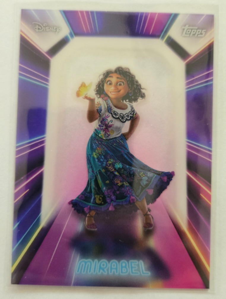 2026 Topps Disney Neon ILLUMINATED NEON LIGHTS PETG NPL-16 Mirabel