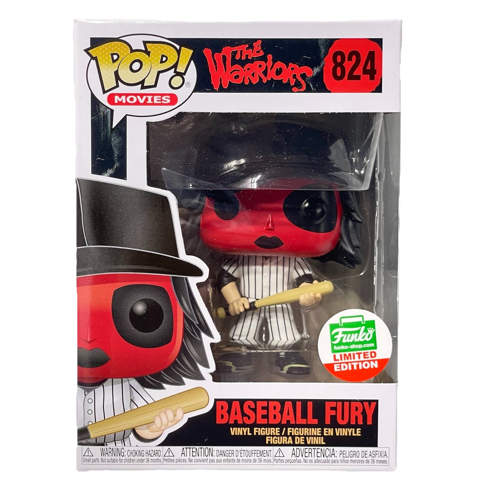 Red Baseball Fury Funko Pop! #824 The Warriors Funko Shop Limited Edition