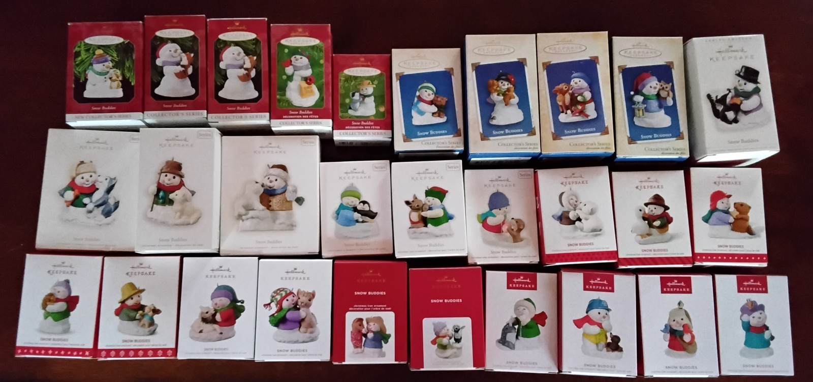 Hallmark Snow Buddies Christmas Ornaments ~ Entire Set 1998 – 2025