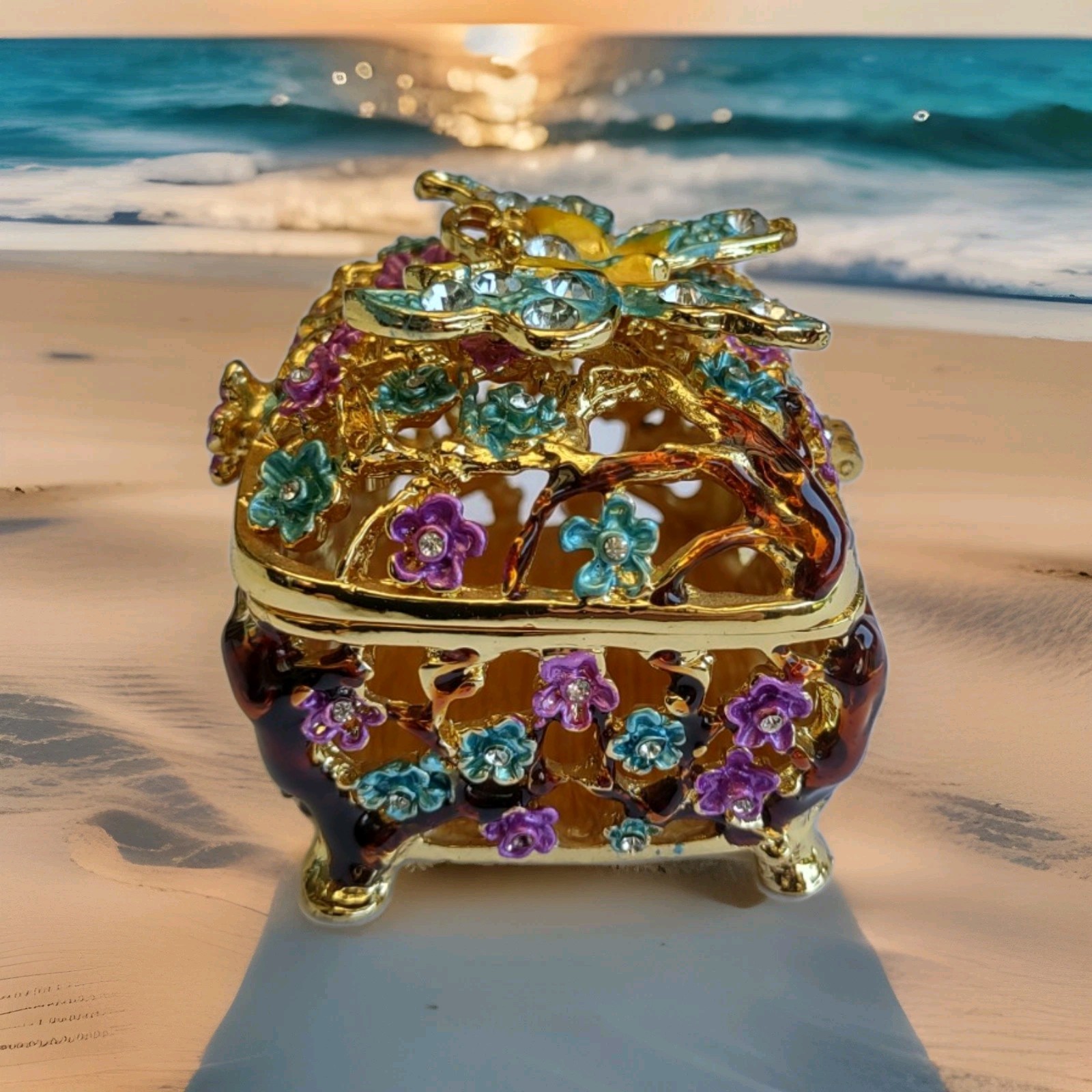 Butterfly Trinket Box