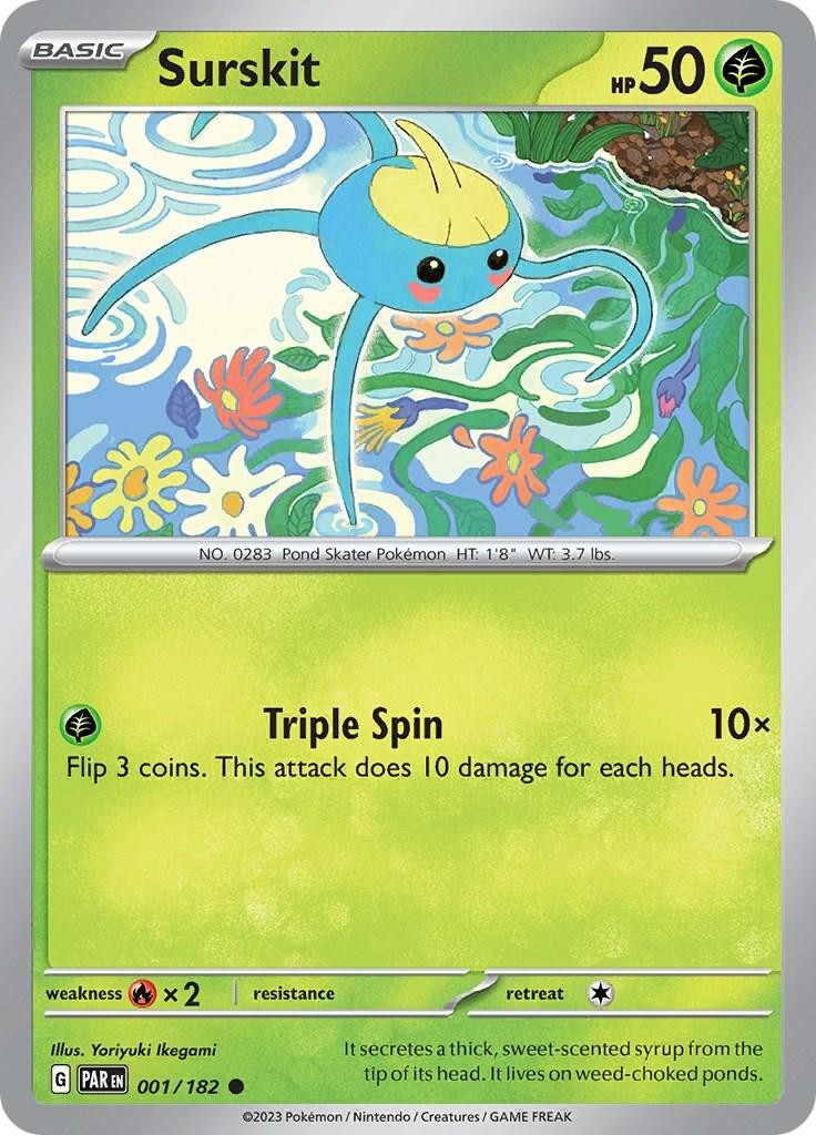 Pokémon – PARADOX RIFT – Single Cards -Common/Uncommon/Rare/Reverse Holo