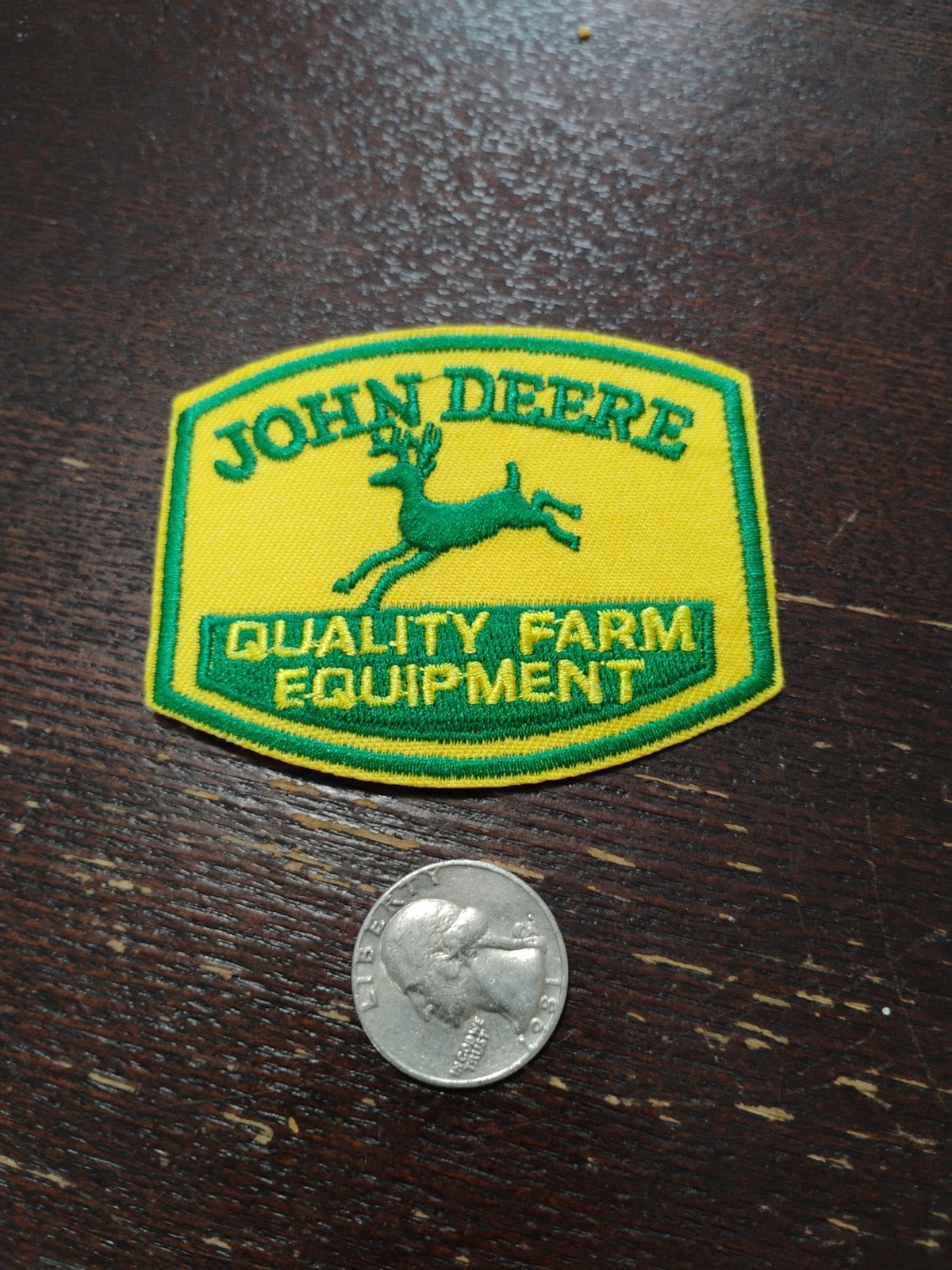 🚜🚜 New John Deere Embroidered Iron On Patch Free Shipping