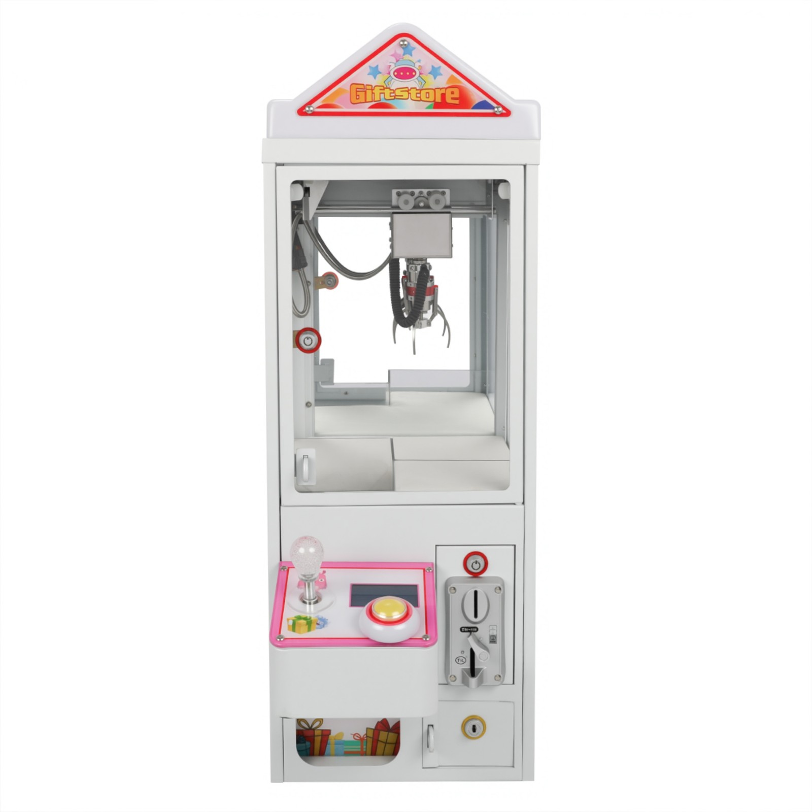 Mini Claw Crane Machine Candy Toy Grabber Catcher Carnival Charge Play Mall USA