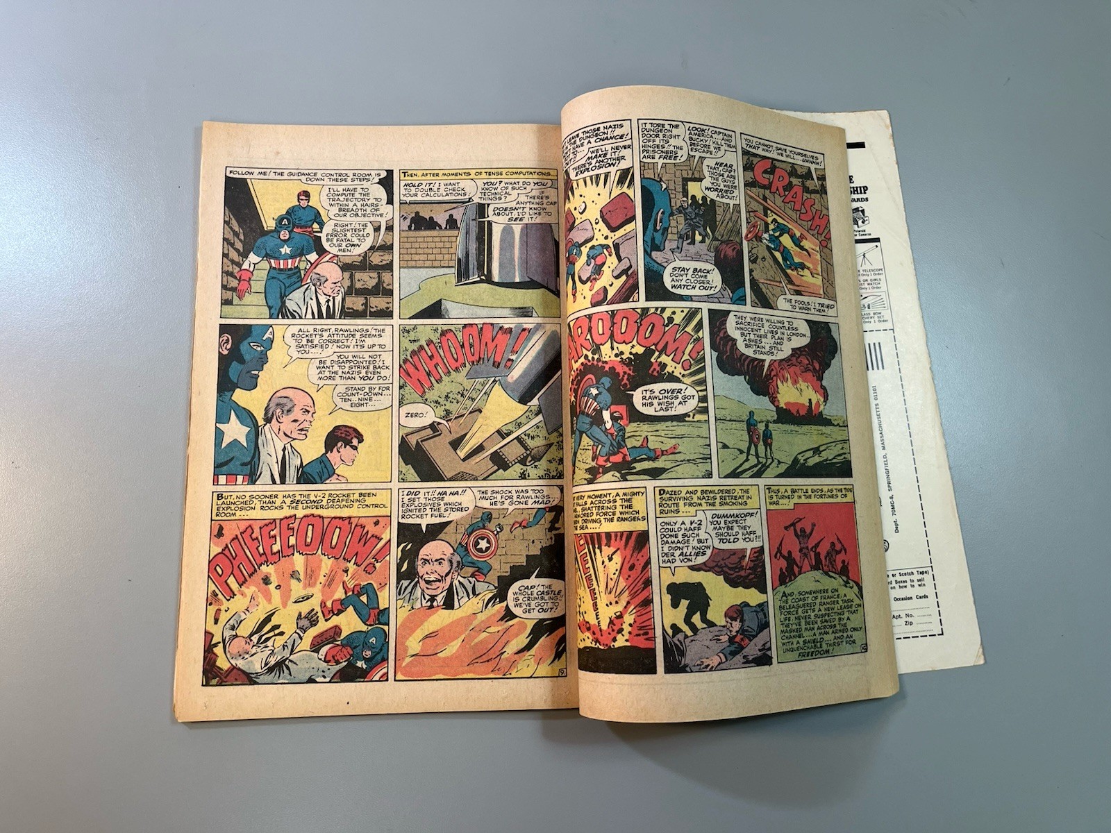 Captain America King-Size #1 1970 🔑Origin Cap retold/Severin Cvr/Kirby interior