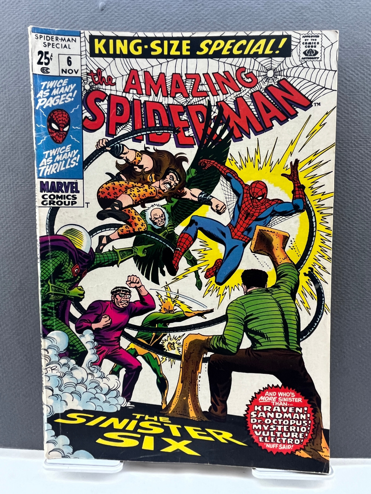 Amazing Spider-Man King Size Special #6 Marvel Comics 1969 5.0 Very good/Fine-
