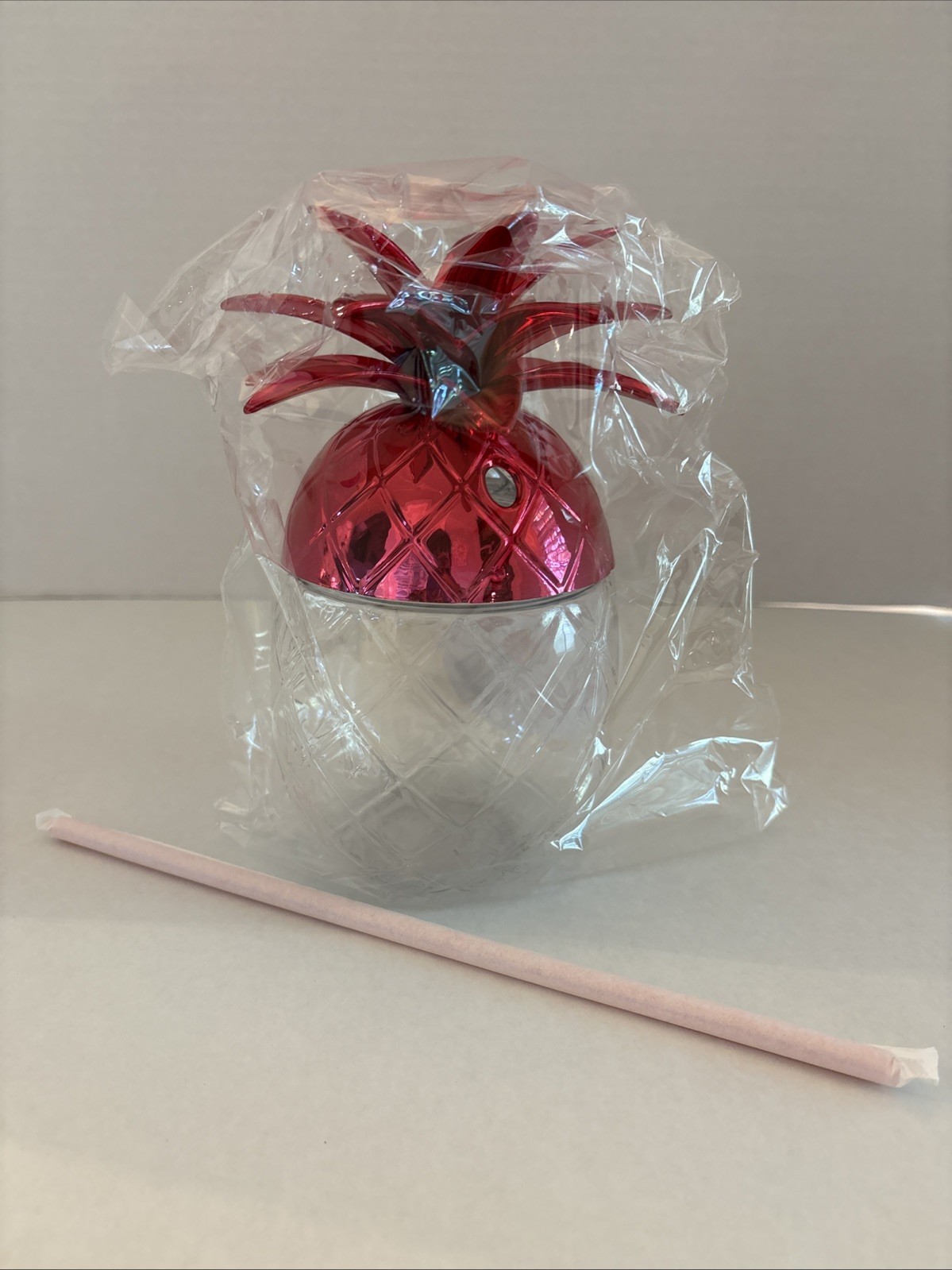 ❤️Dunkin’ Viral Barbie Pink Pineapple Cup with straw 24 Oz BPA Free – In Hand❤️