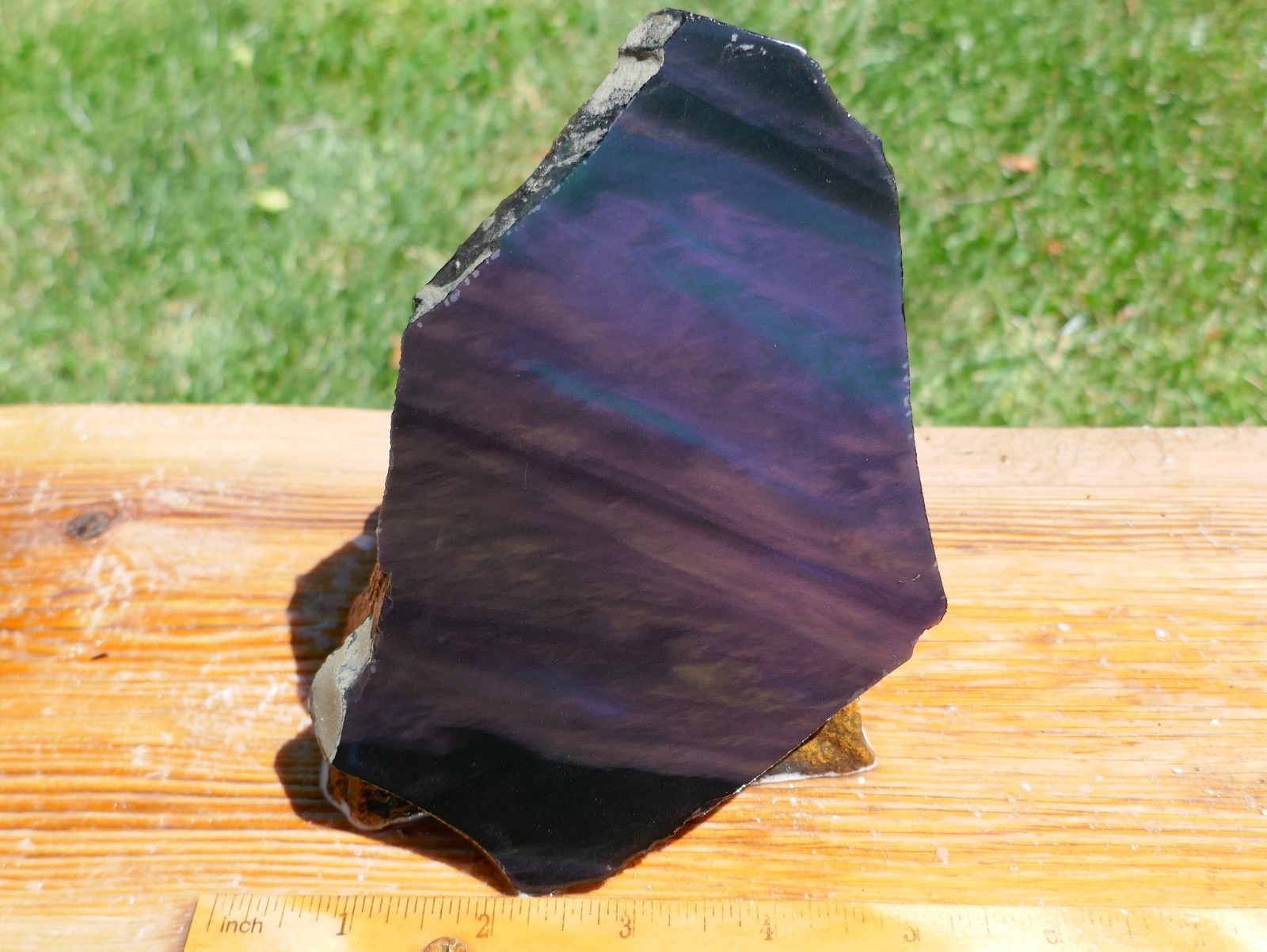 TCR Velvet Obsidian*Rough Slab 202g – Multi – Color Flash | Mexico