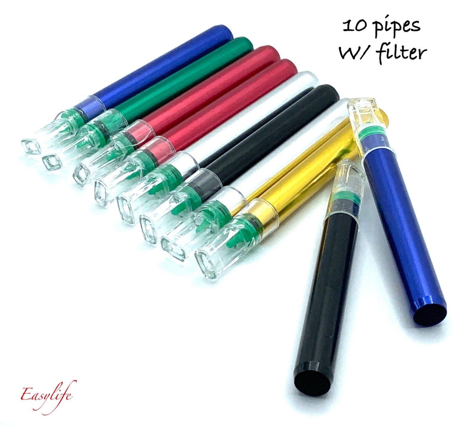 10 X Dugout Or Metal Bats Pipes With Filters, SAME DAY SHIP