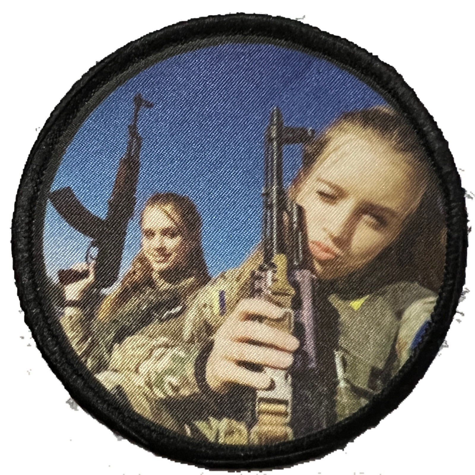 3″ Female Ukrainian Soldiers Ukraine Morale Patch ARMY Snake Island Tactical