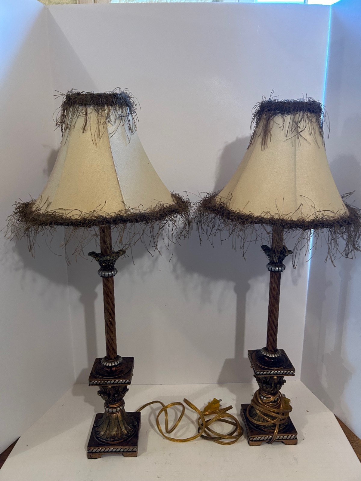 Art Deco Lamp with Decorative Shade