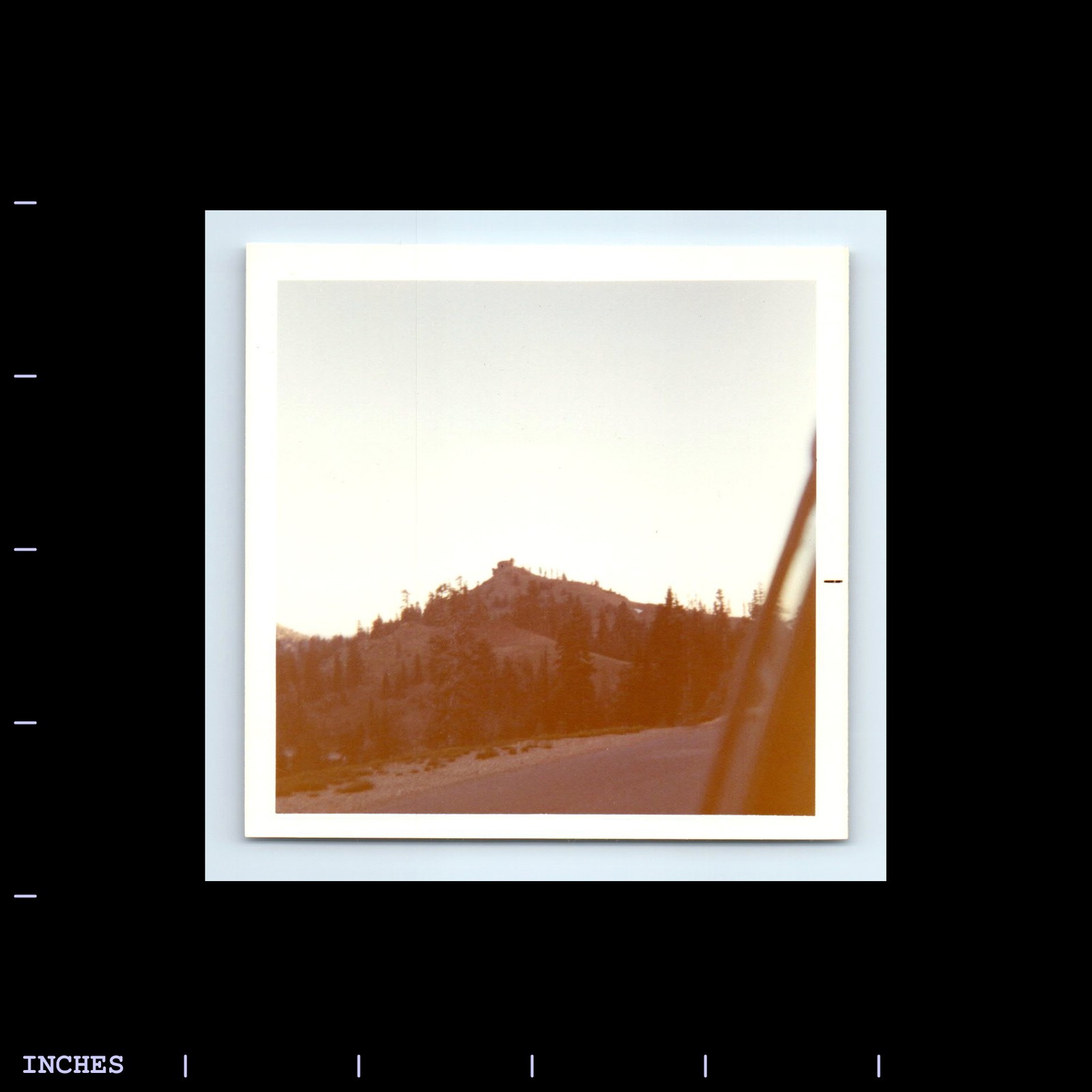 Square Color Photo MOUNTAIN LANDSCAPE BAD CROP