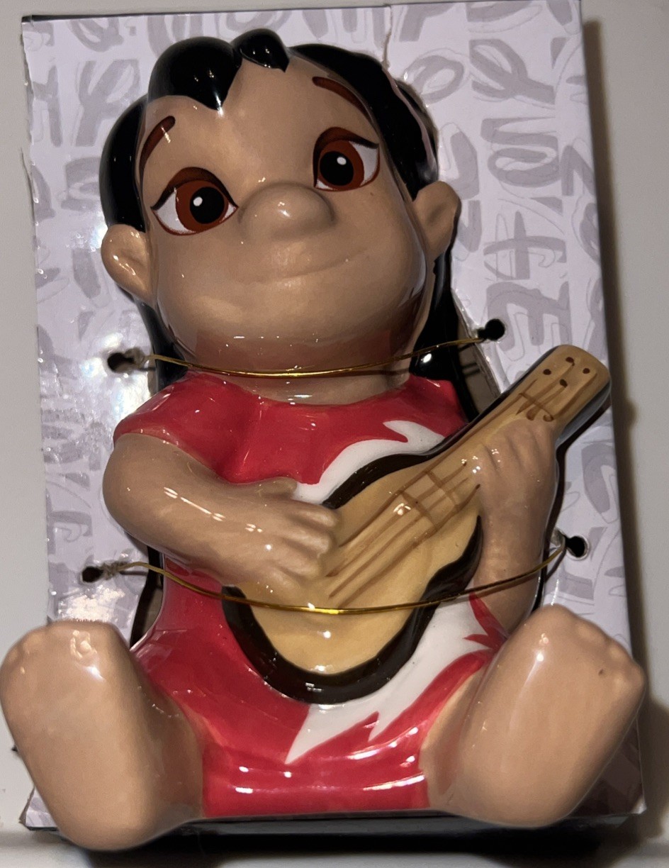 Disney Lilo Ceramic Salt and Pepper Shaker New As Pictured Package Partially Ope