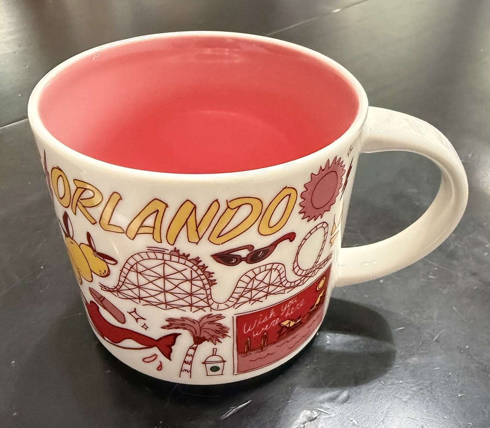 Starbucks – ORLANDO Florida – Been There Series (BTS) Coffee Mug Cup 14 oz