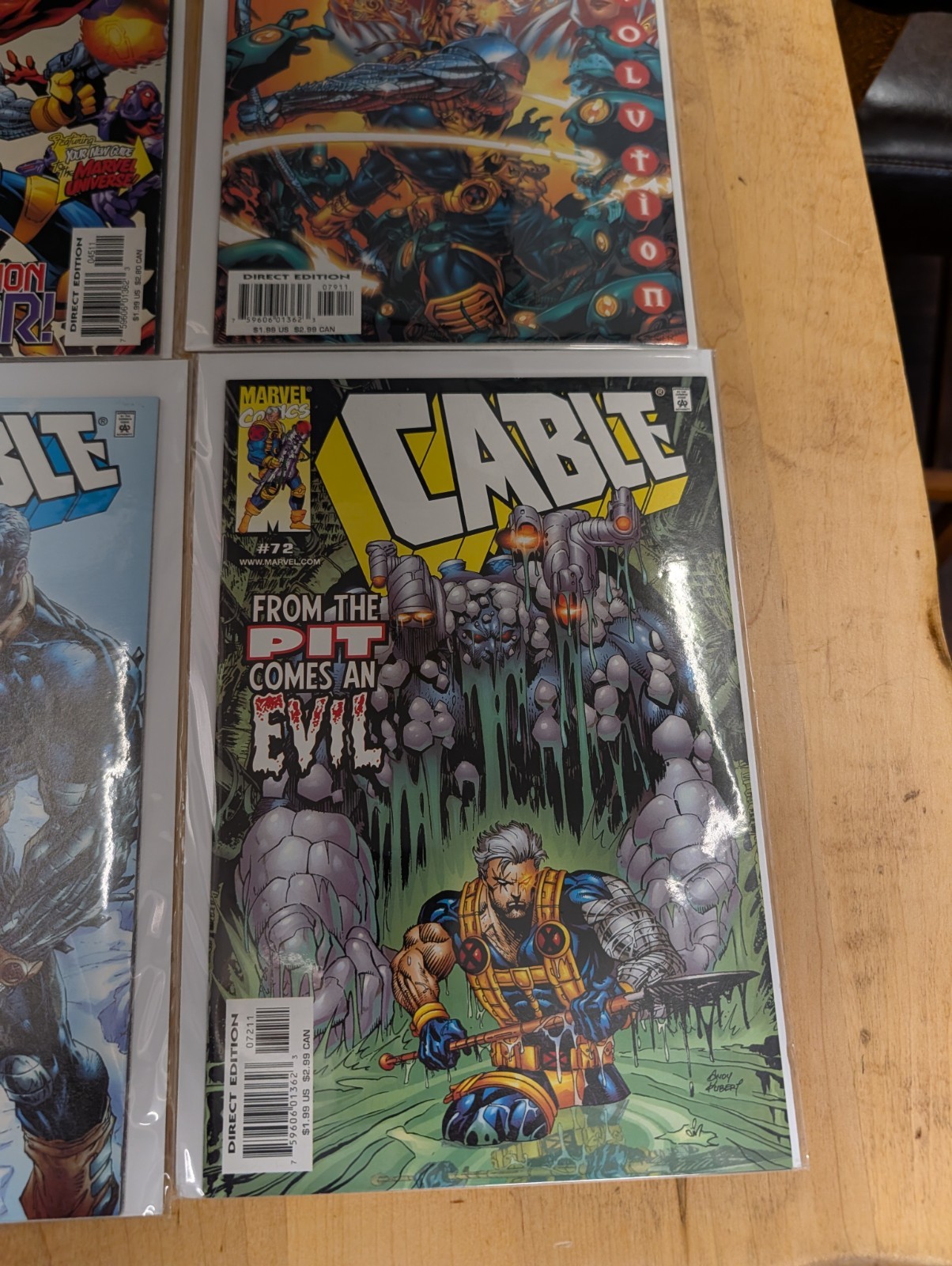 Cable Marvel Comics Lot #18, #45, #72 X 2, #79, #88. Fine Or Better Condition
