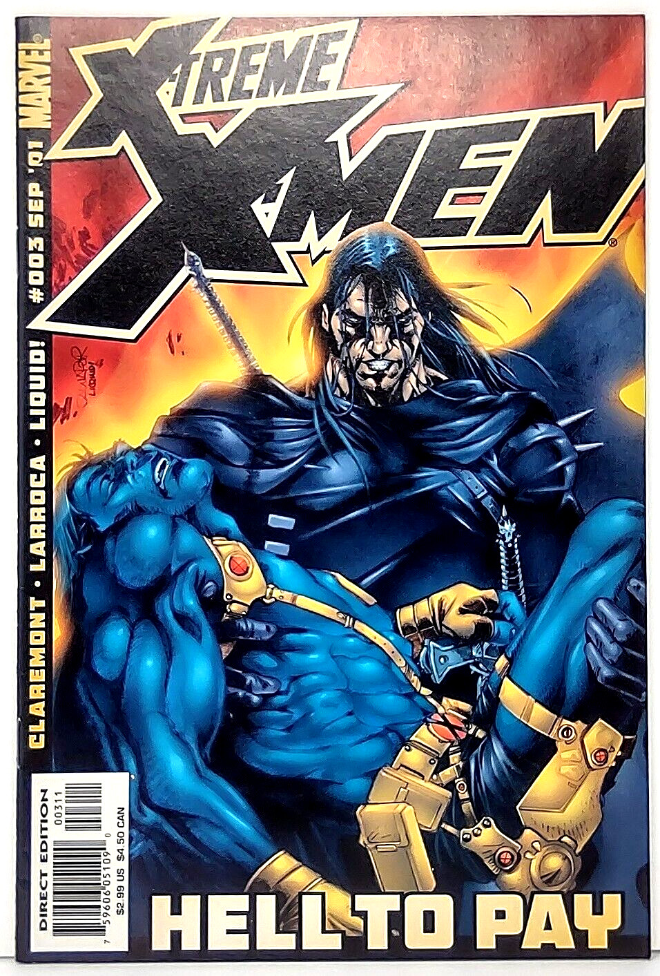 X-Treme X-Men Volume 1 Issues 1 2 3 4 5 6 Marvel Comics 2001 FN