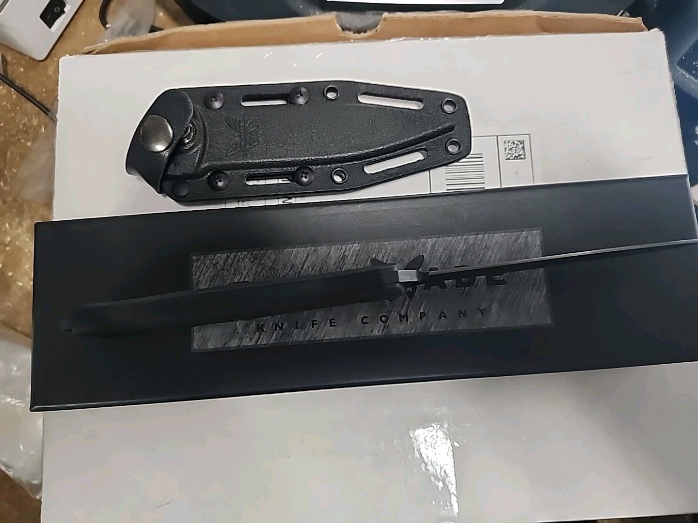 Benchmade Style Fixed blade Black