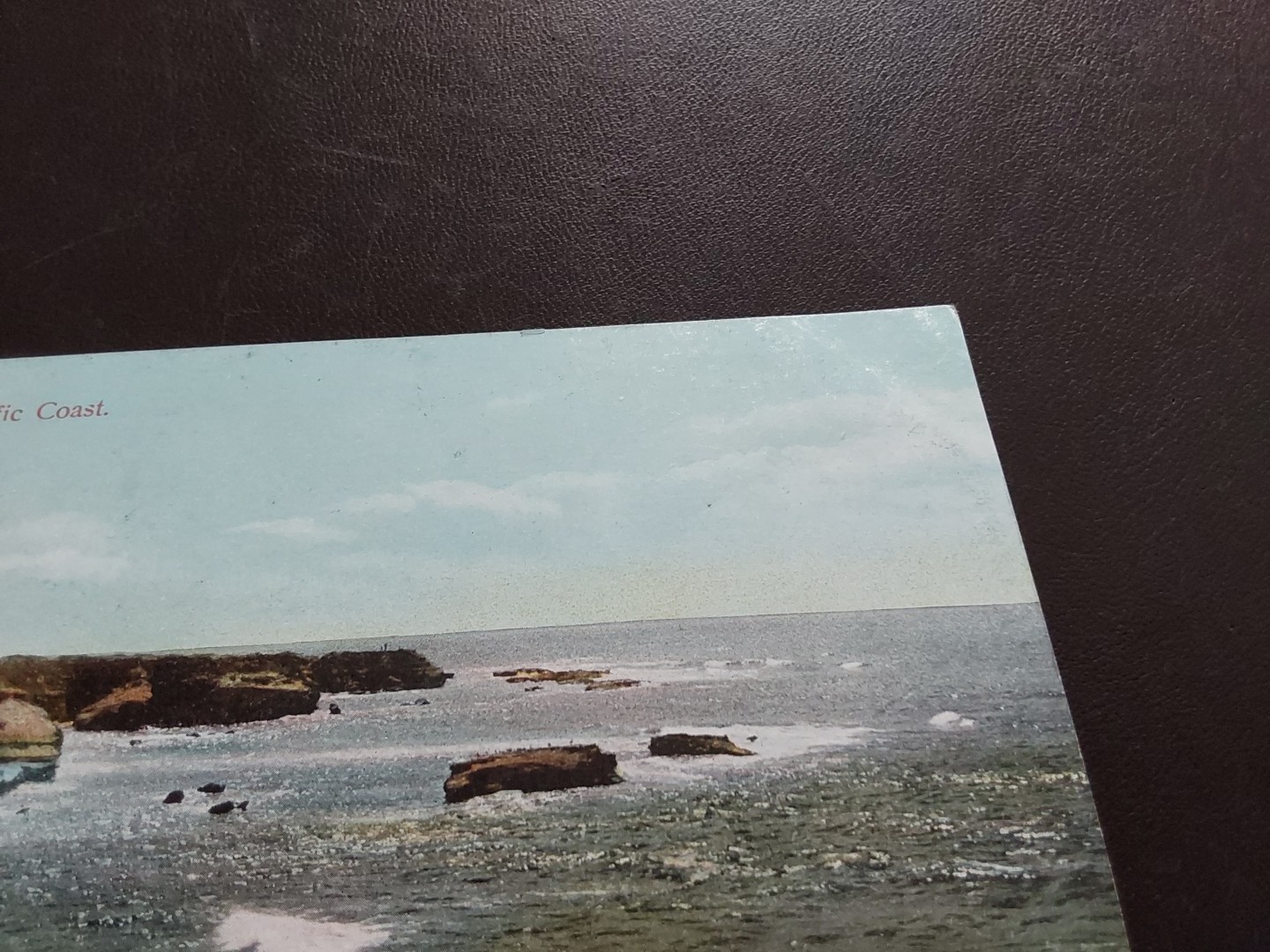 UNSPECIFIED LOCATION, CA * PACIFIC COAST VIEW * UNPOSTED VINTAGE M. RIEDER DB