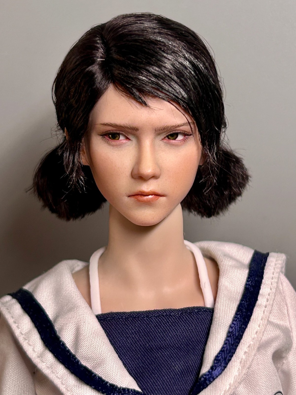 custom 1/6 the walking dead Clementine head need about 60days ship