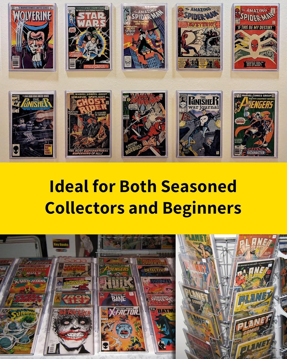 Comic Book Top Loaders – Protector Hard Case Sleeve, Toploader Holder for Silver