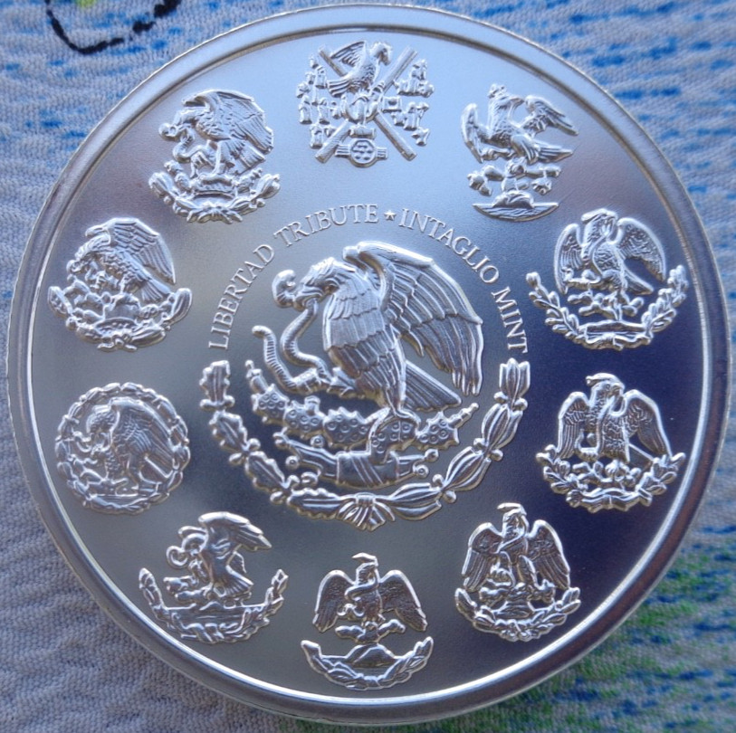 1 o z. 2026 LIBERTAD OF MEXICO c0in tribute BU round .999 siIver
