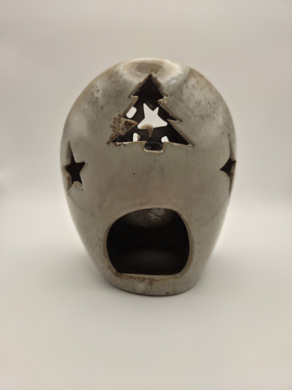 Nativity Scene Ceramic Tea Light Holder