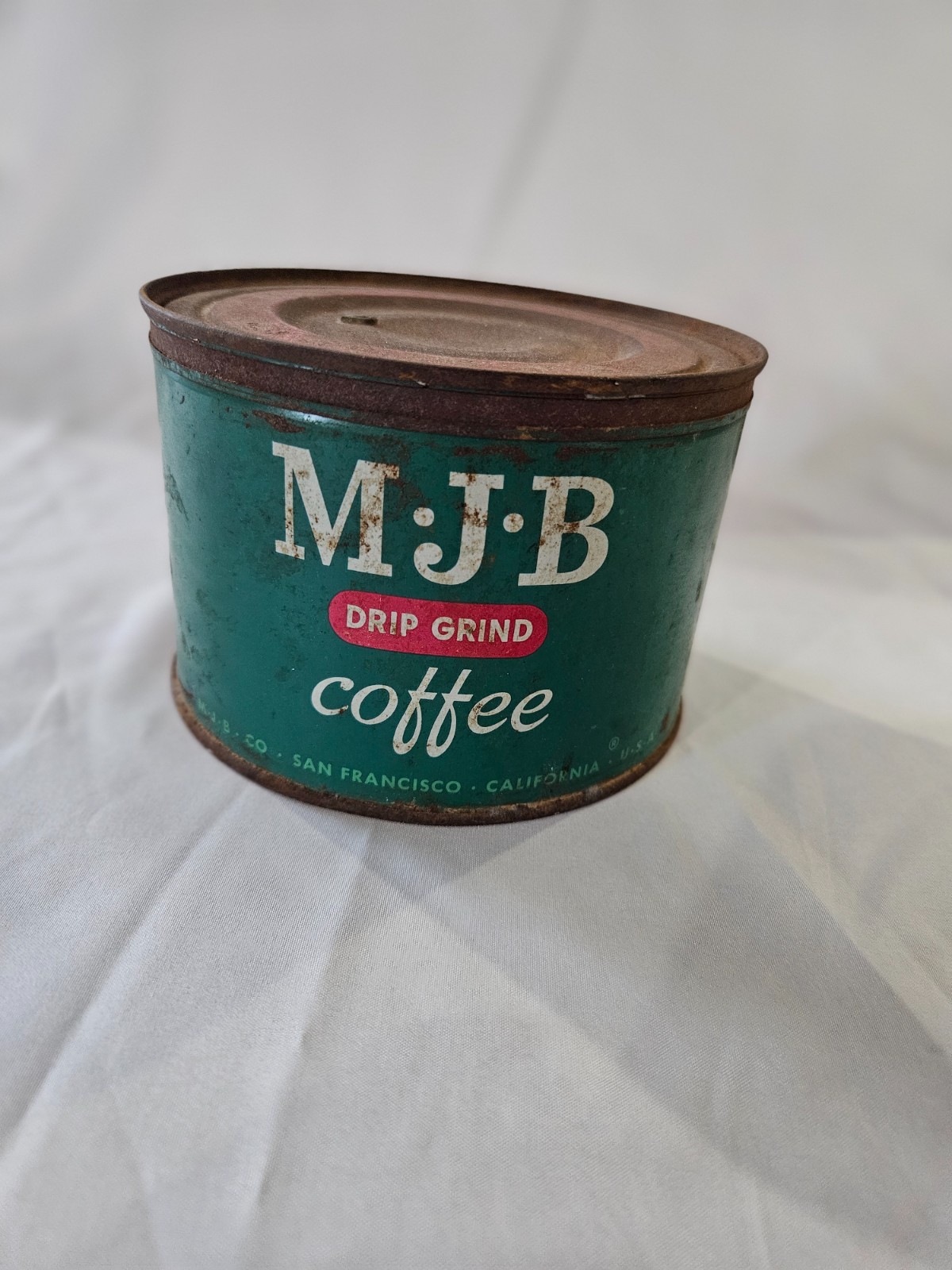 VINTAGE MJB DRIP GRIND COFFEE TIN SAN Francisco CA
