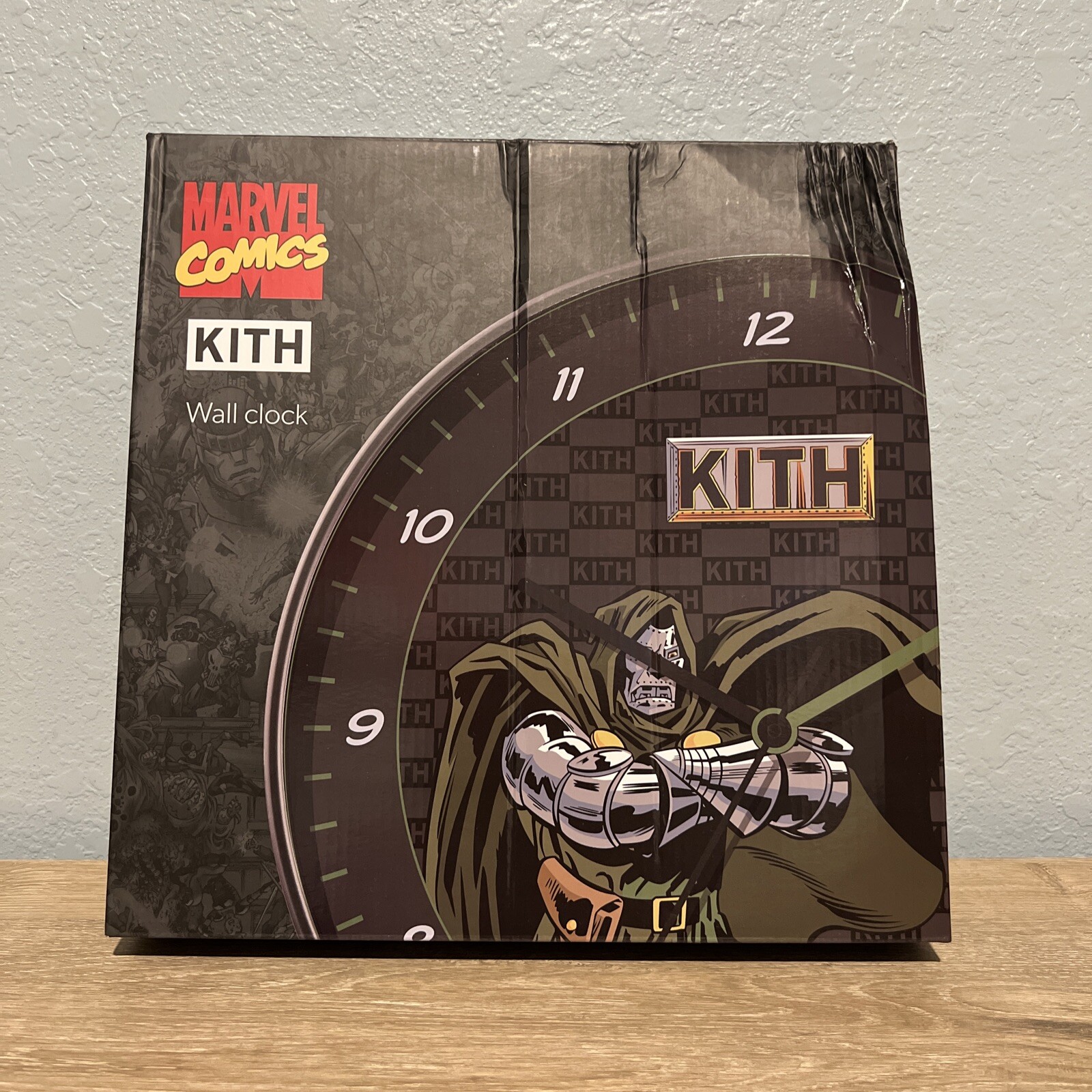Kith Marvel Dr Doom Wall Clock DAMAGED (Read Description)