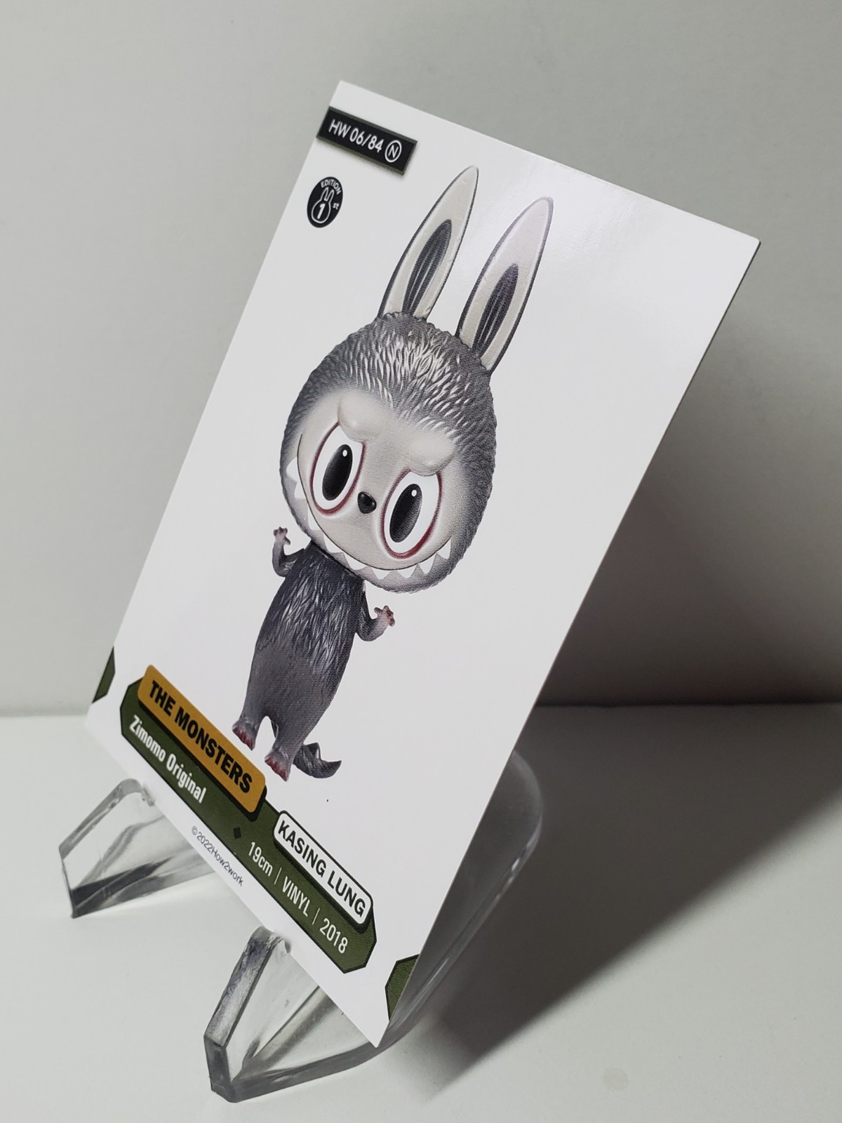 🔥2022 How2Work THE MONSTERS LABUBU Series #1 CARD! “ZIMOMO ORIGINAL” 06/84 N🔥