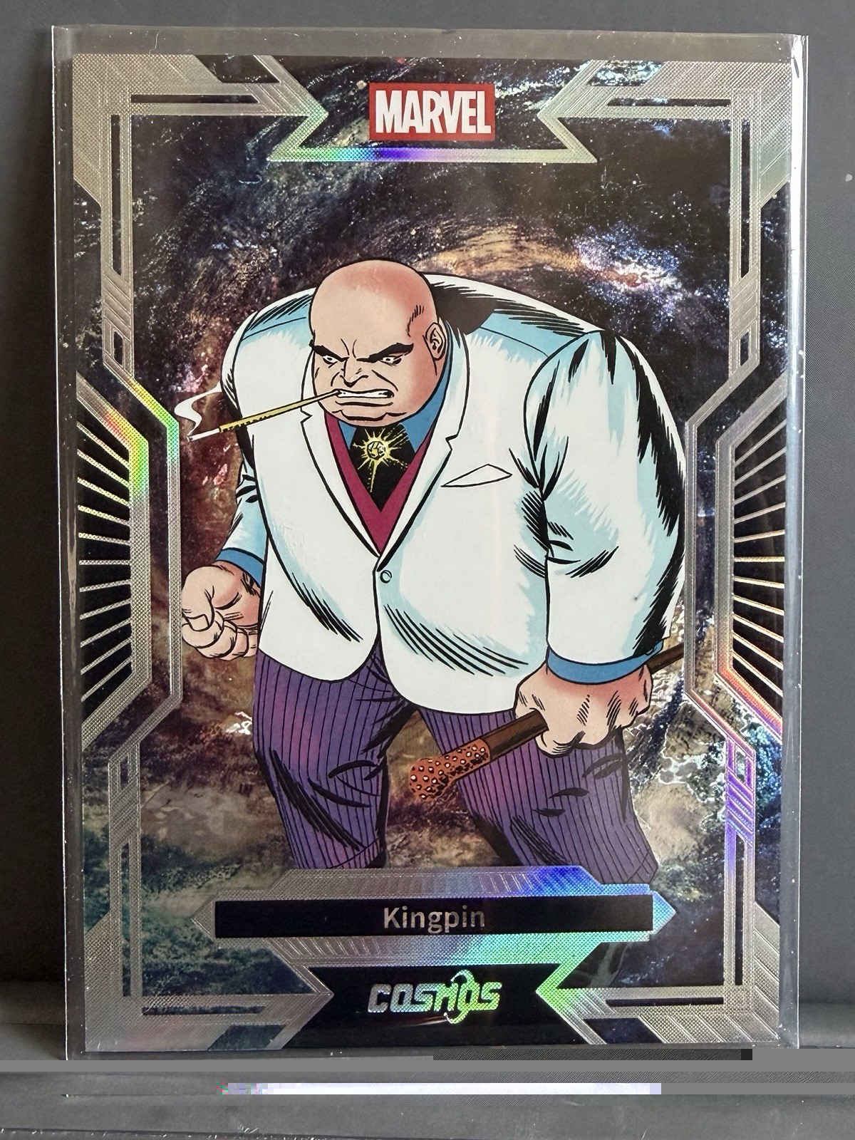 2025 Kakawow Cosmos Marvel Silver Refractor Kingpin