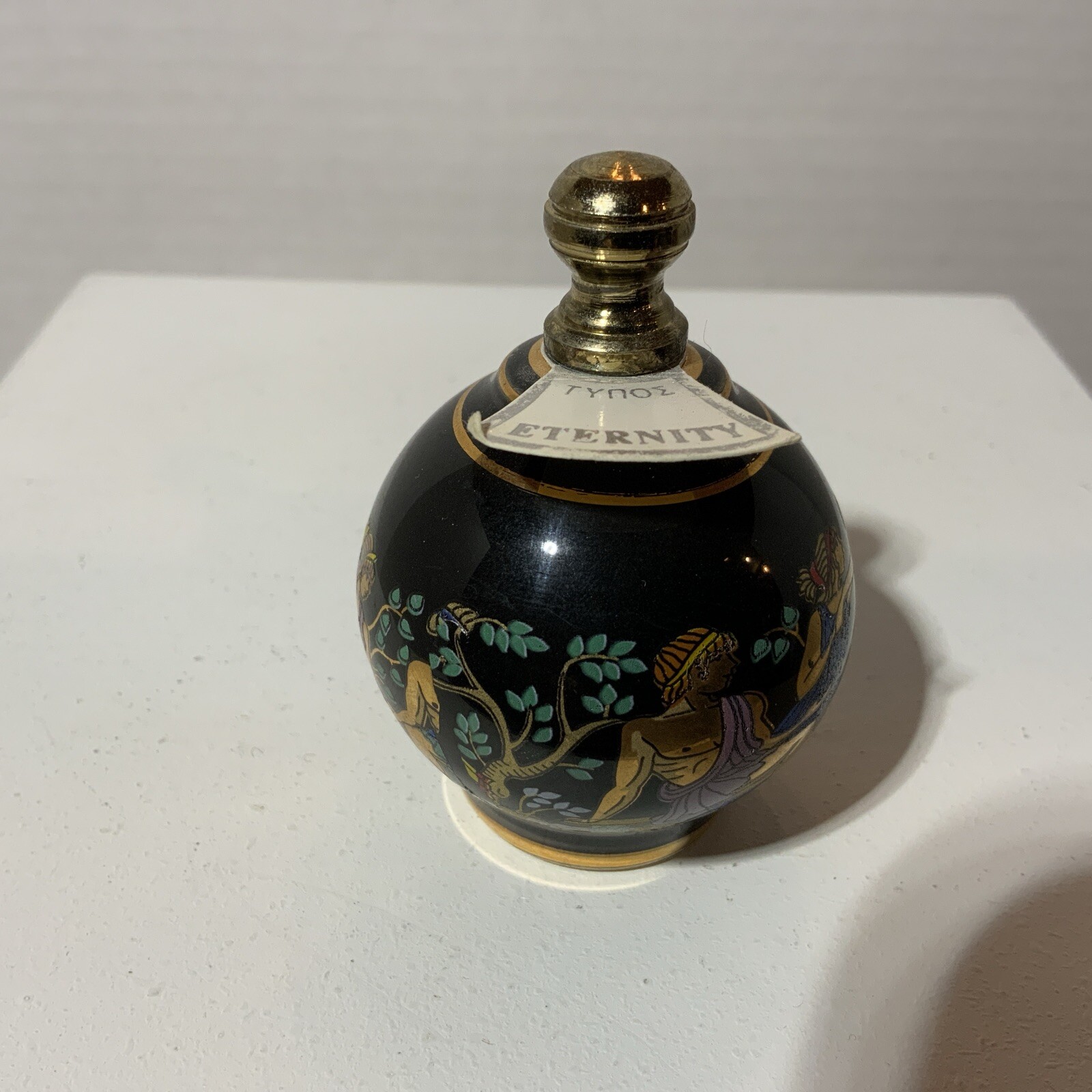 Vintage Perfume Bottle ETERNITY Measures 1 3/4” X 2 1/2” Tall