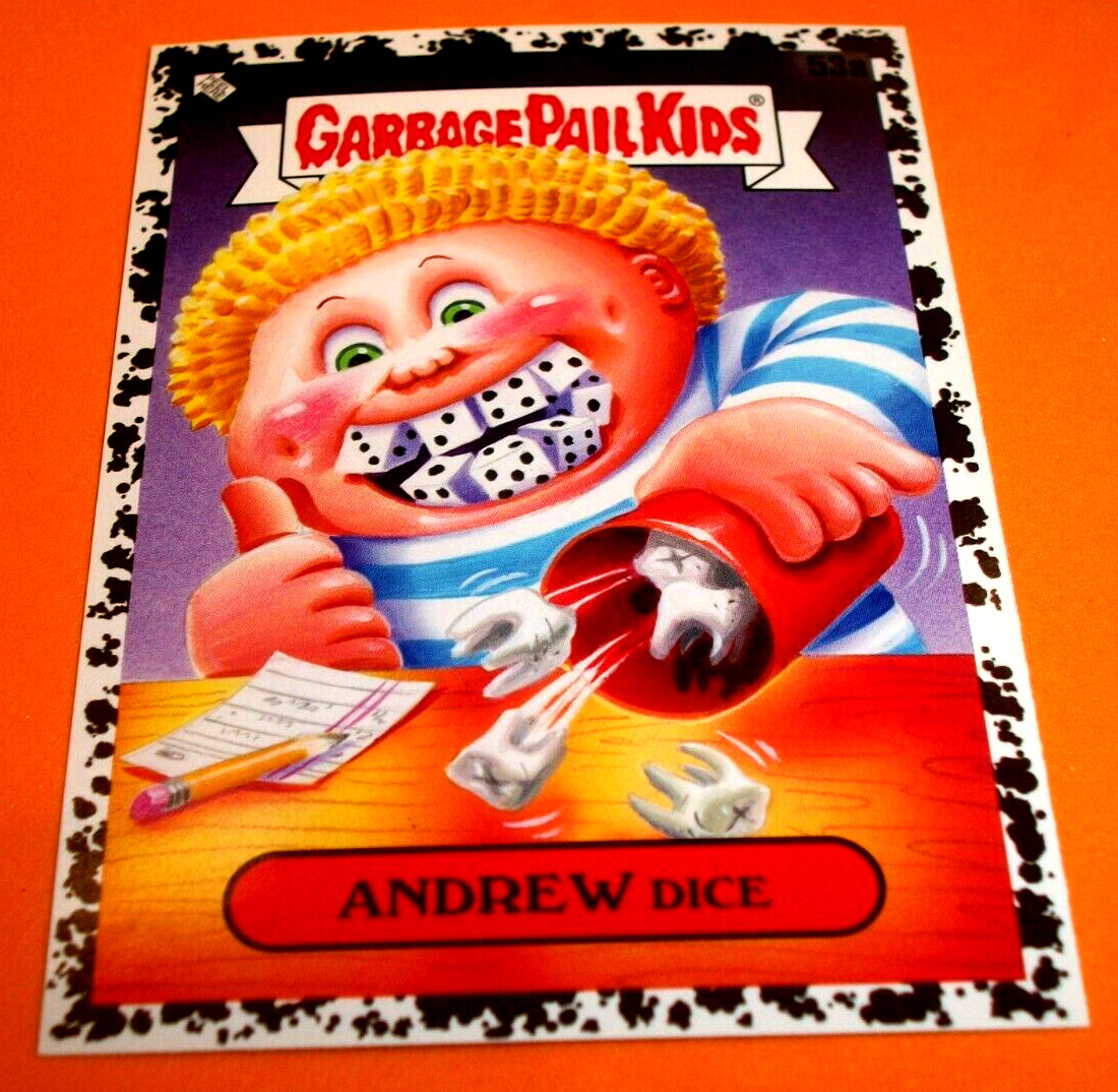 2024 Garbage Pail Kids Kids At Play “ANDREW DICE” #53a Black Border Sticker