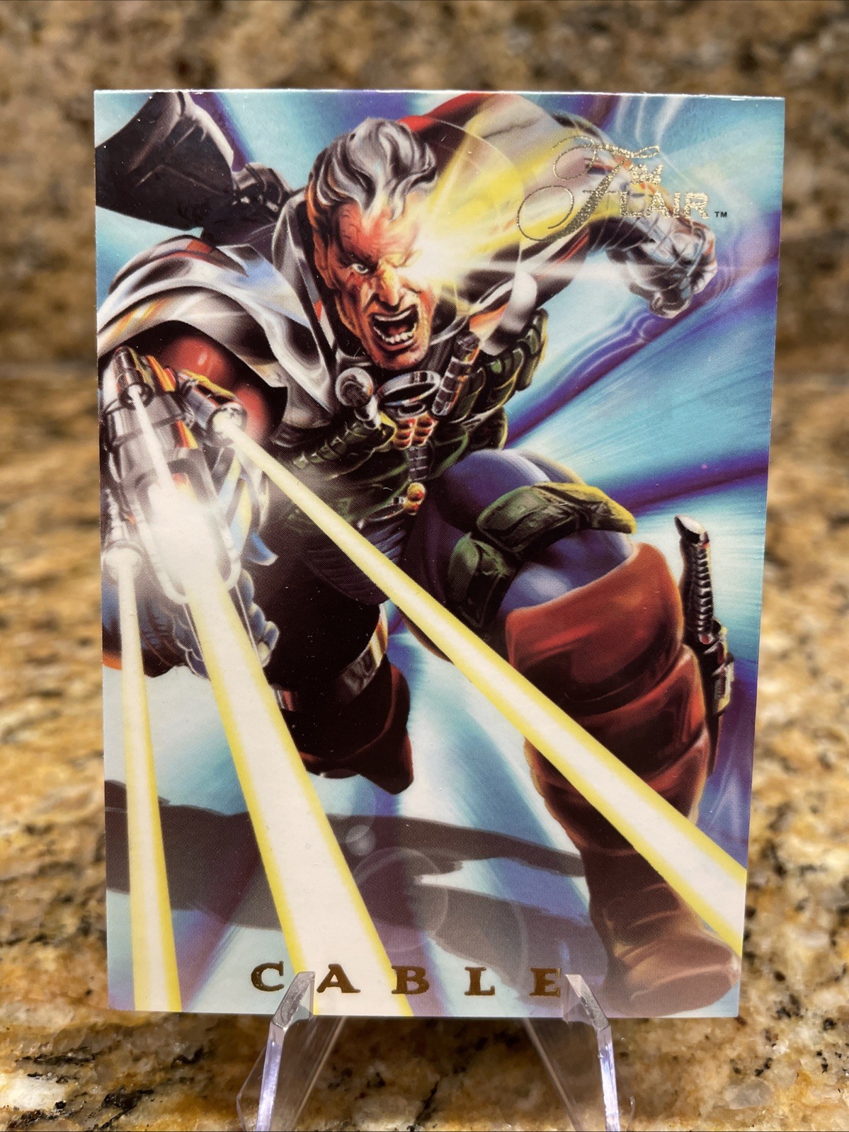 1994 Flair Marvel Cable Power Blast #1 of 18