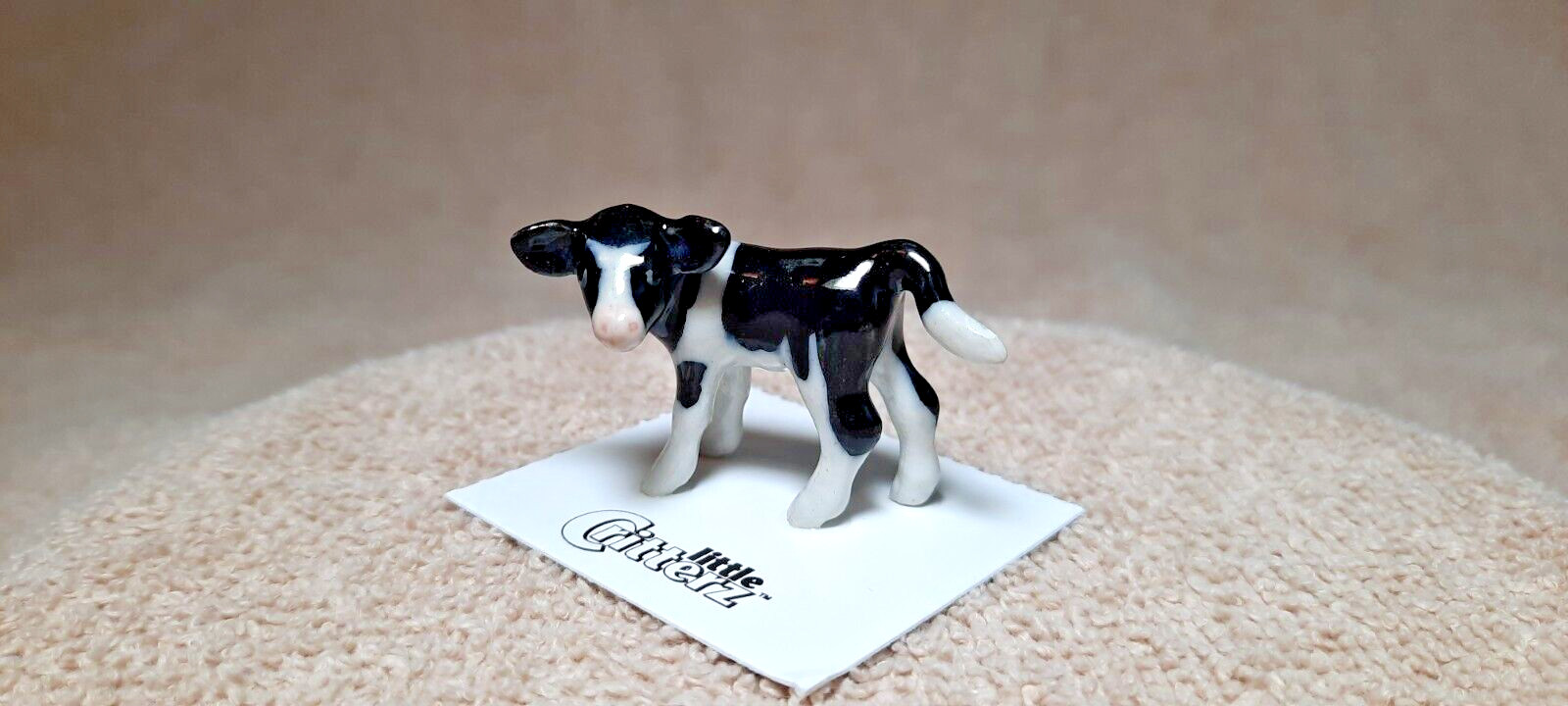 LITTLE CRITTERZ Holstein Calf “Pauline” Miniature Figurine New FREE SHIP LC701