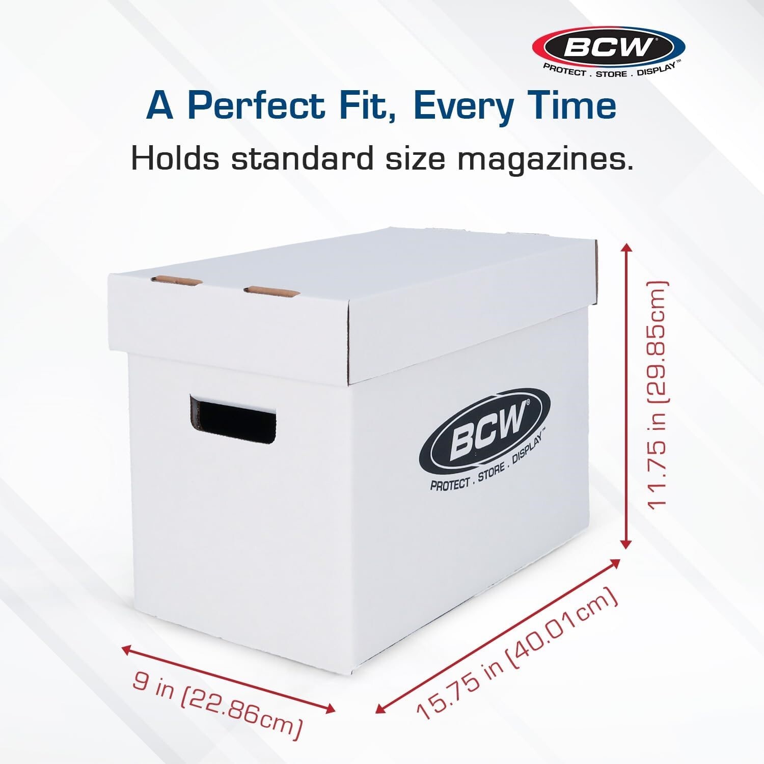 BCW Magazine Comic Storage Archive Box Double Thickness Doc Quality Cardboard