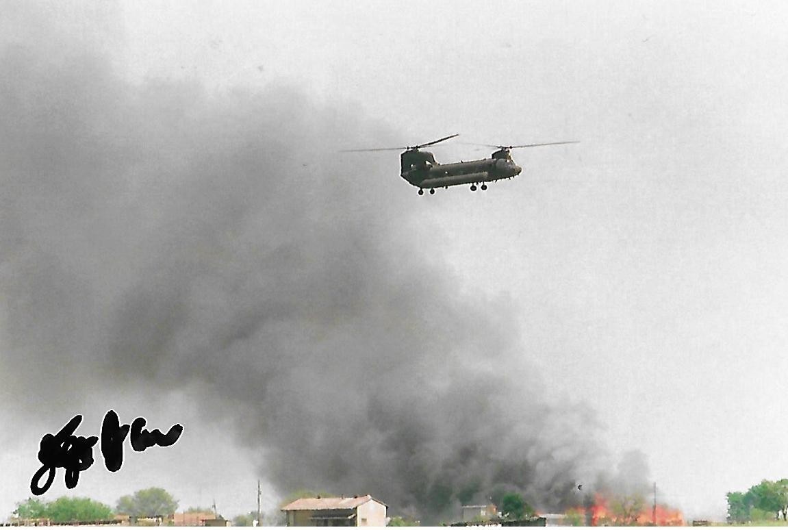 Jeff Jamar auto-signed 4×6 photo FBI SAC Boss Waco Siege Historical COA LOOK!
