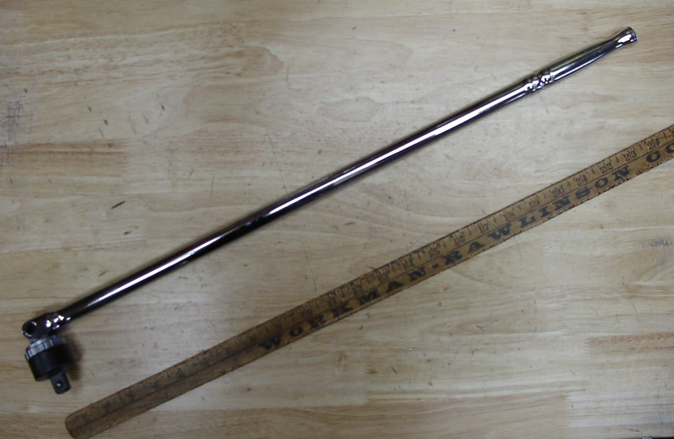 Husky H12RATBB24 Ratcheting Btreaker Bar,1/2″ Drive X 24″,3lbs. 4.7oz,EXCELLENT!