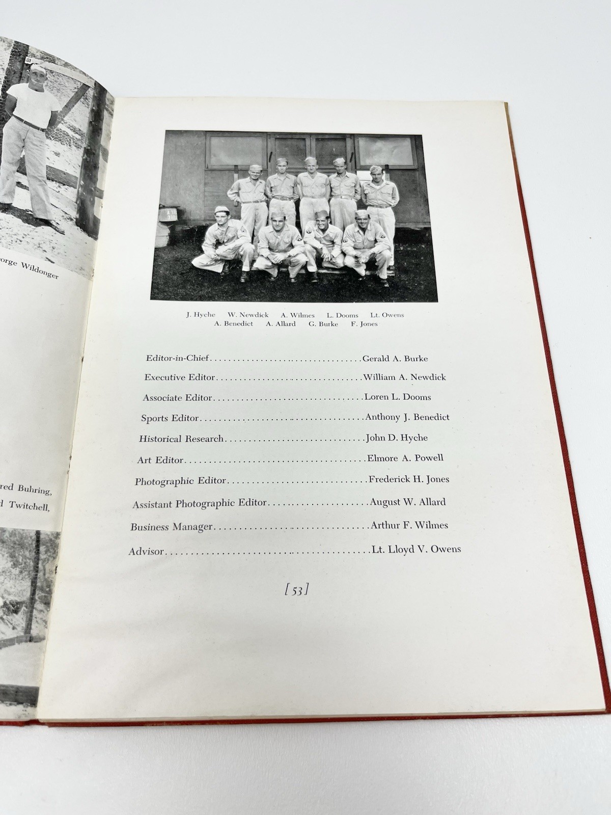 Vintage WW2 Army 493rd Engineer Heavy Shop Tribute Book Pictures Military As Is