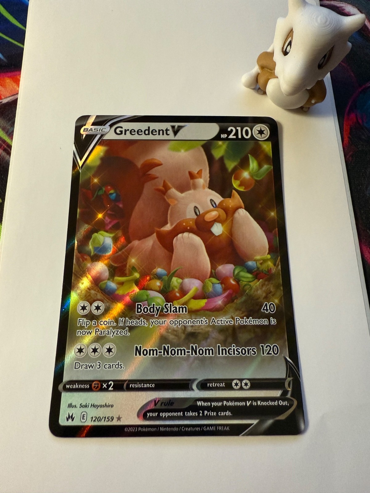 Greedent V 120/159 Ultra Rare Crown Zenith