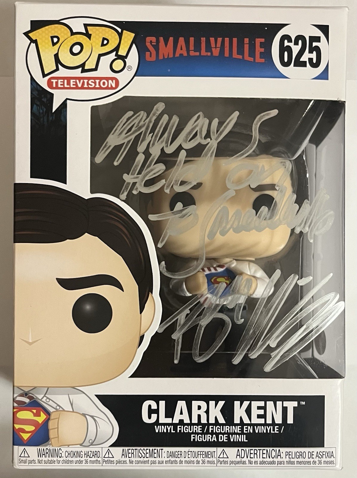 Tom Welling Signed Funko POP Smallville Clark Kent 625 Autographed QUOTED JSA!