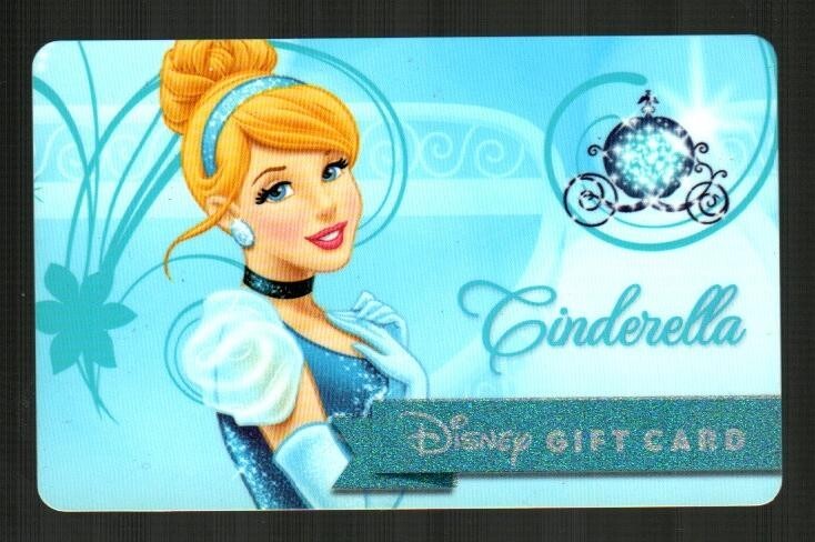 DISNEY Disney Princess, Cinderella ( 2014 ) Gift Card ( $0 )