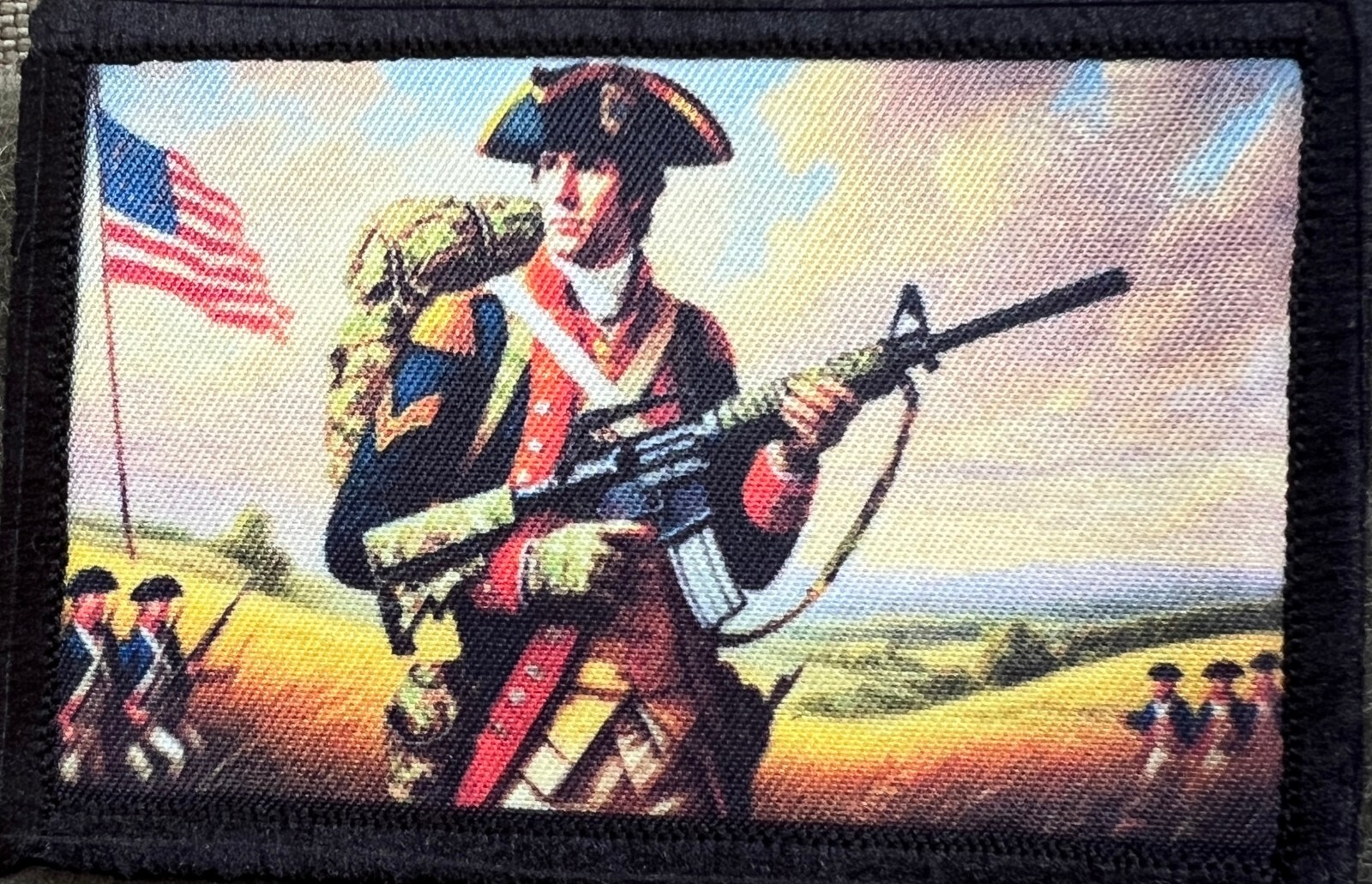 Subdued Republican Party Morale Patch, Patriotic Patriot Patch Made in the USA